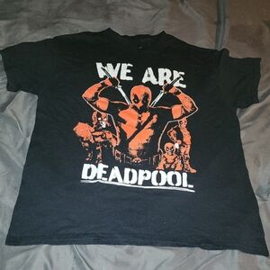 Marvel Deadpool & Wolverine Black Tee
